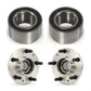 Front Rear Wheel Bearing And Hub Assembly Kit For 2006-2007 Mazda 6 Mazdaspeed K70-101583