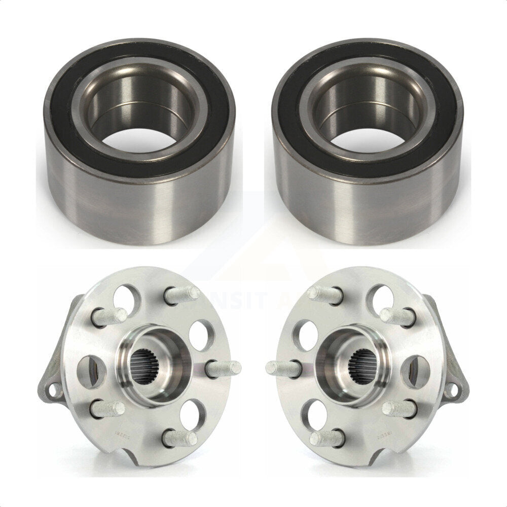 Front Rear Wheel Bearing And Hub Assembly Kit For 2004-2010 Toyota Sienna AWD K70-101585