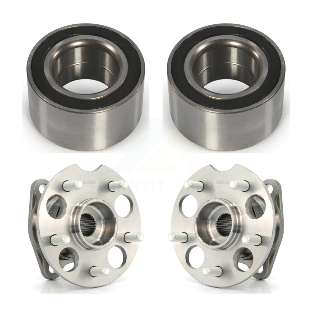Front Rear Wheel Bearing And Hub Assembly Kit For Toyota Lexus Highlander Venza RX350 RX330 RX400h AWD K70-101586
