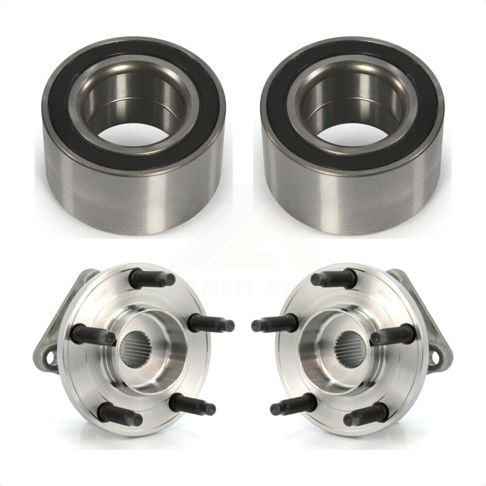 Front Rear Wheel Bearing And Hub Assembly Kit For 2007-2010 Ford Edge Lincoln MKX AWD K70-101588