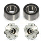 Front Rear Wheel Bearing And Hub Assembly Kit For Toyota Matrix Pontiac Vibe AWD with 2.4L K70-101593