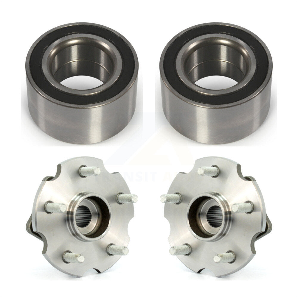 Front Rear Wheel Bearing And Hub Assembly Kit For Toyota Matrix Pontiac Vibe AWD with 2.4L K70-101593