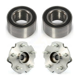 Front Rear Wheel Bearing And Hub Assembly Kit For Toyota Matrix Pontiac Vibe AWD with 2.4L K70-101593