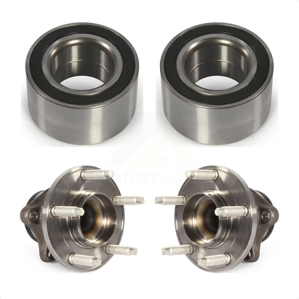Front Rear Wheel Bearing And Hub Assembly Kit For 2009-2010 Ford Edge Lincoln MKX FWD K70-101599
