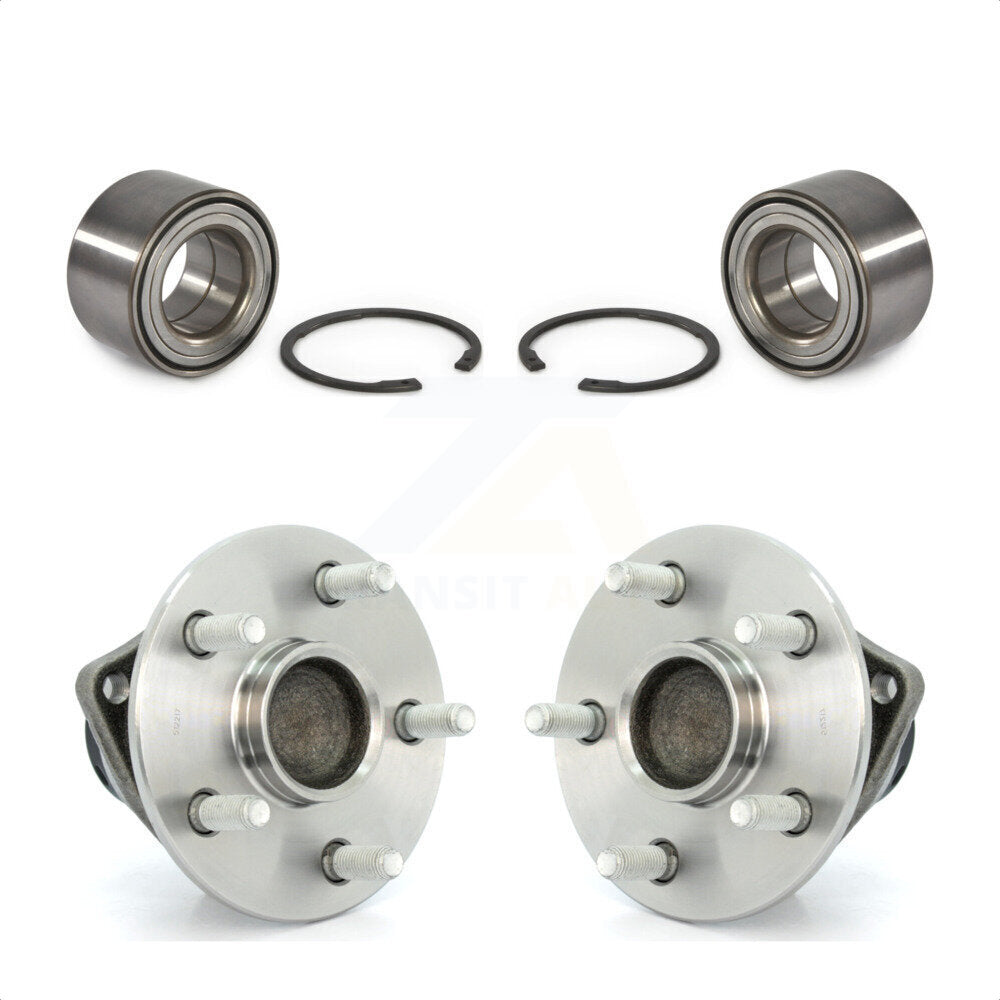 Front Rear Wheel Bearing And Hub Assembly Kit For 2003-2008 Toyota Corolla Matrix Pontiac Vibe K70-101600