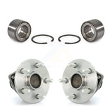 Front Rear Wheel Bearing And Hub Assembly Kit For 2003-2008 Toyota Corolla Matrix Pontiac Vibe K70-101600