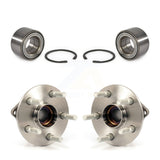 Front Rear Wheel Bearing And Hub Assembly Kit For 2003-2006 Toyota Matrix Pontiac Vibe AWD K70-101604