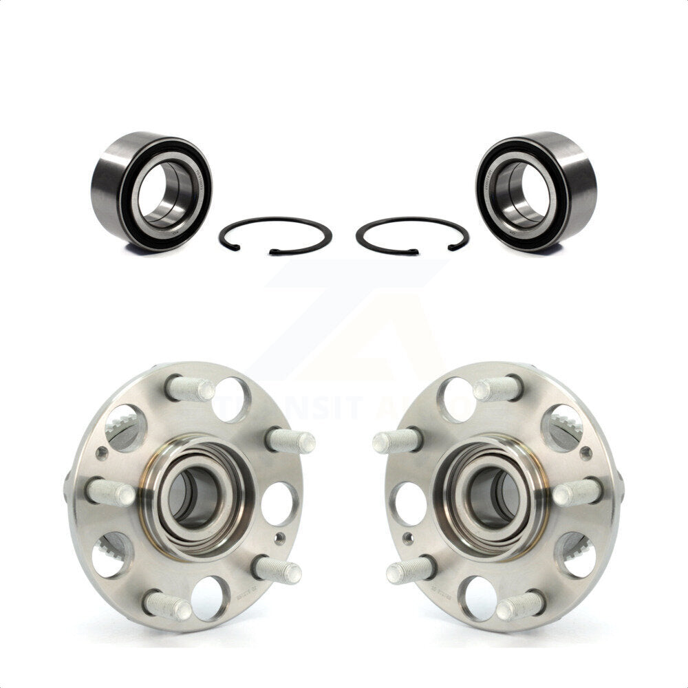 Front Rear Wheel Bearing And Hub Assembly Kit For Honda Accord Acura TL K70-101605