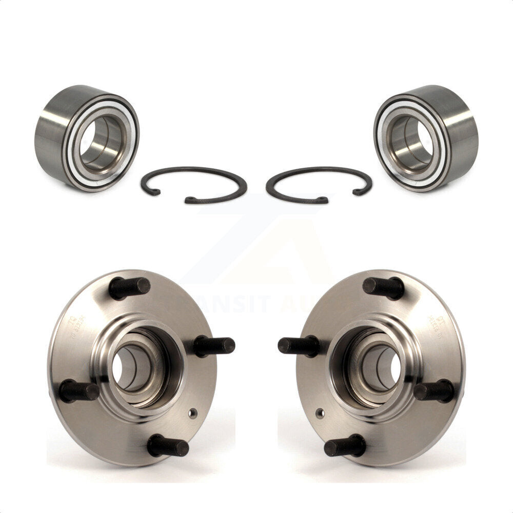 Front Rear Wheel Bearing And Hub Assembly Kit For Hyundai Elantra Kia Spectra Spectra5 Non-ABS K70-101615