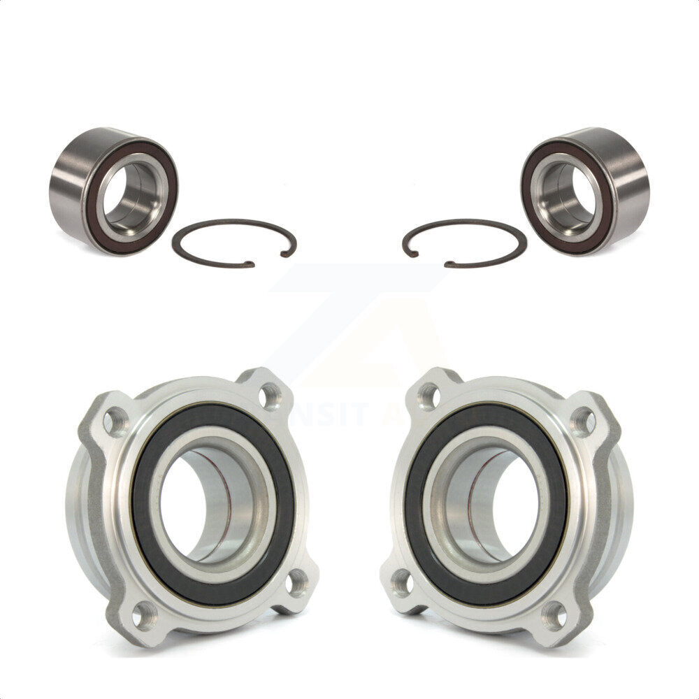 Front Rear Wheel Bearing And Hub Assembly Kit For BMW 535i xDrive 535xi 525xi 550i K70-101620