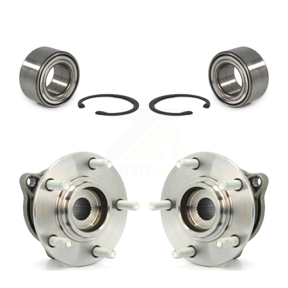 Front Rear Wheel Bearing And Hub Assembly Kit For Mitsubishi Outlander Sport K70-101638