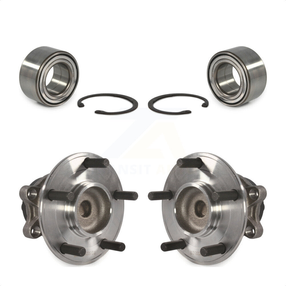 Front Rear Wheel Bearing And Hub Assembly Kit For Mitsubishi Outlander Sport RVR FWD K70-101641