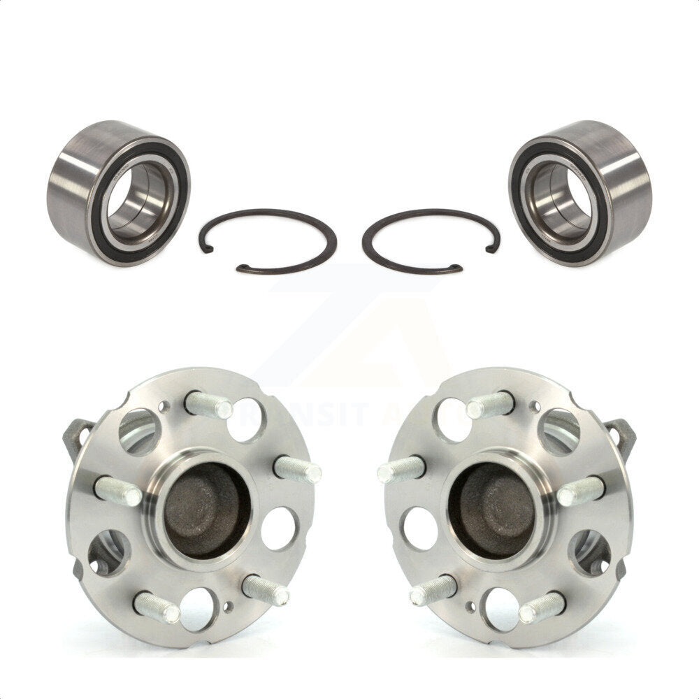 Front Rear Wheel Bearing And Hub Assembly Kit For 2007-2011 Honda CR-V FWD K70-101644