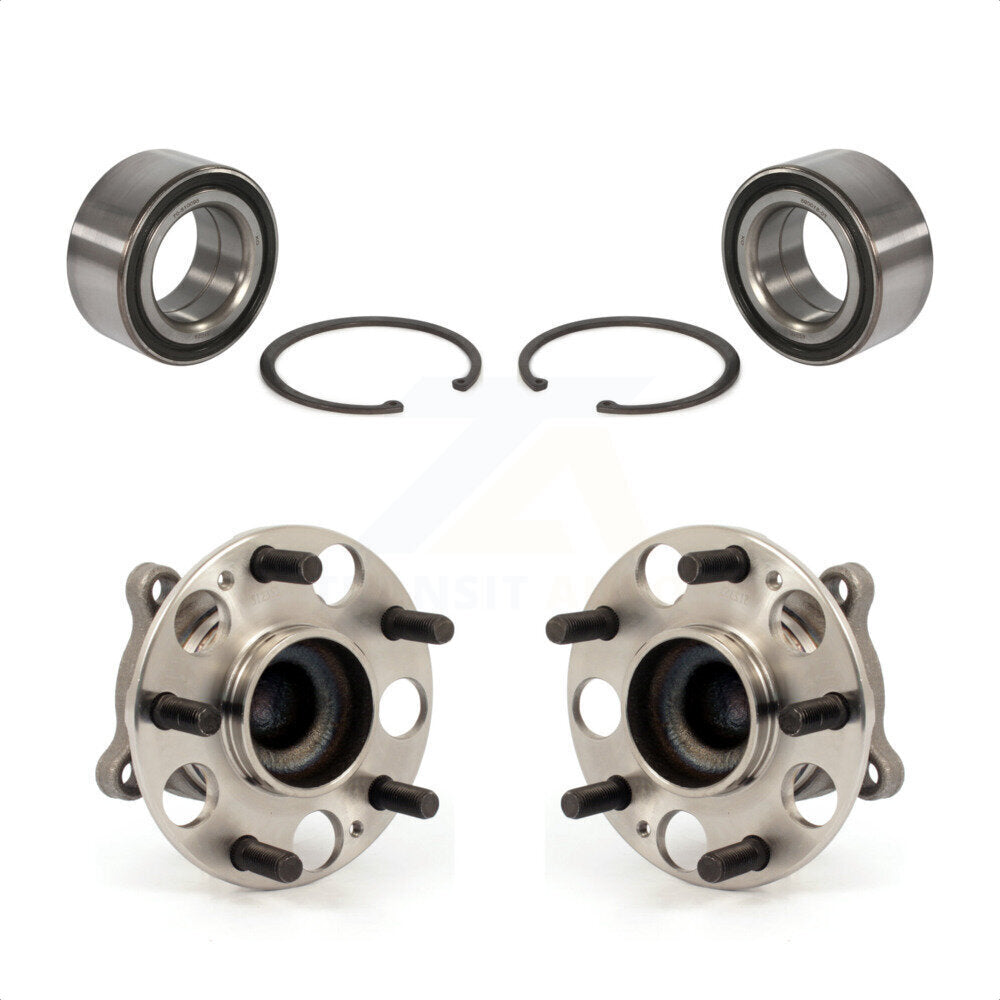 Front Rear Wheel Bearing And Hub Assembly Kit For Honda Accord Acura TSX K70-101658