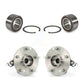 Front Rear Wheel Bearing And Hub Assembly Kit For 2007-2013 Suzuki SX4 AWD K70-101666