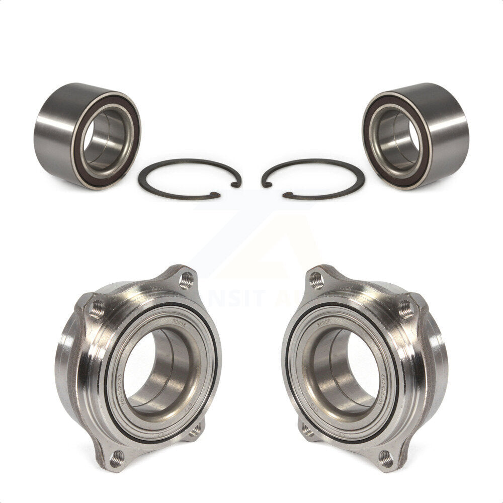 Front Rear Wheel Bearing And Hub Assembly Kit For Mercedes-Benz C300 E350 E400 E550 C350 K70-101674