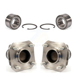 Front Rear Wheel Bearing And Hub Assembly Kit For 2010-2011 Nissan Versa Non-ABS K70-101683