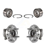 Front Rear Wheel Bearing And Hub Assembly Kit For 2015-2019 Acura TLX AWD K70-101691