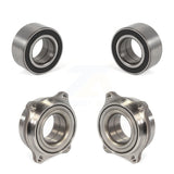 Front Rear Wheel Bearing And Hub Assembly Kit For 2010-2010 Mercedes-Benz C300 C250 AWD K70-101699