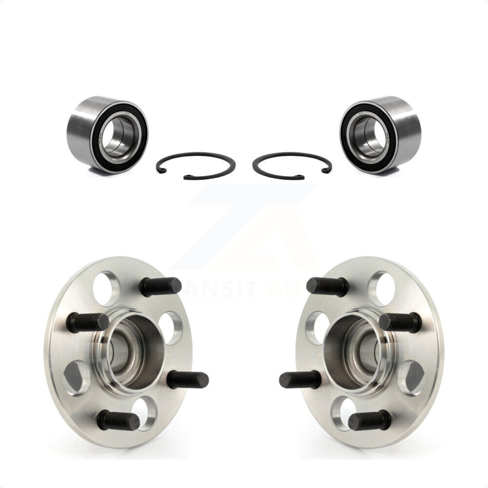 Front Rear Wheel Bearing And Hub Assembly Kit For 1985-1987 Honda Civic CRX HF K70-101700
