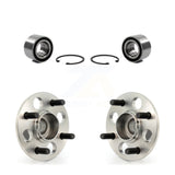 Front Rear Wheel Bearing And Hub Assembly Kit For 1985-1987 Honda Civic CRX HF K70-101700