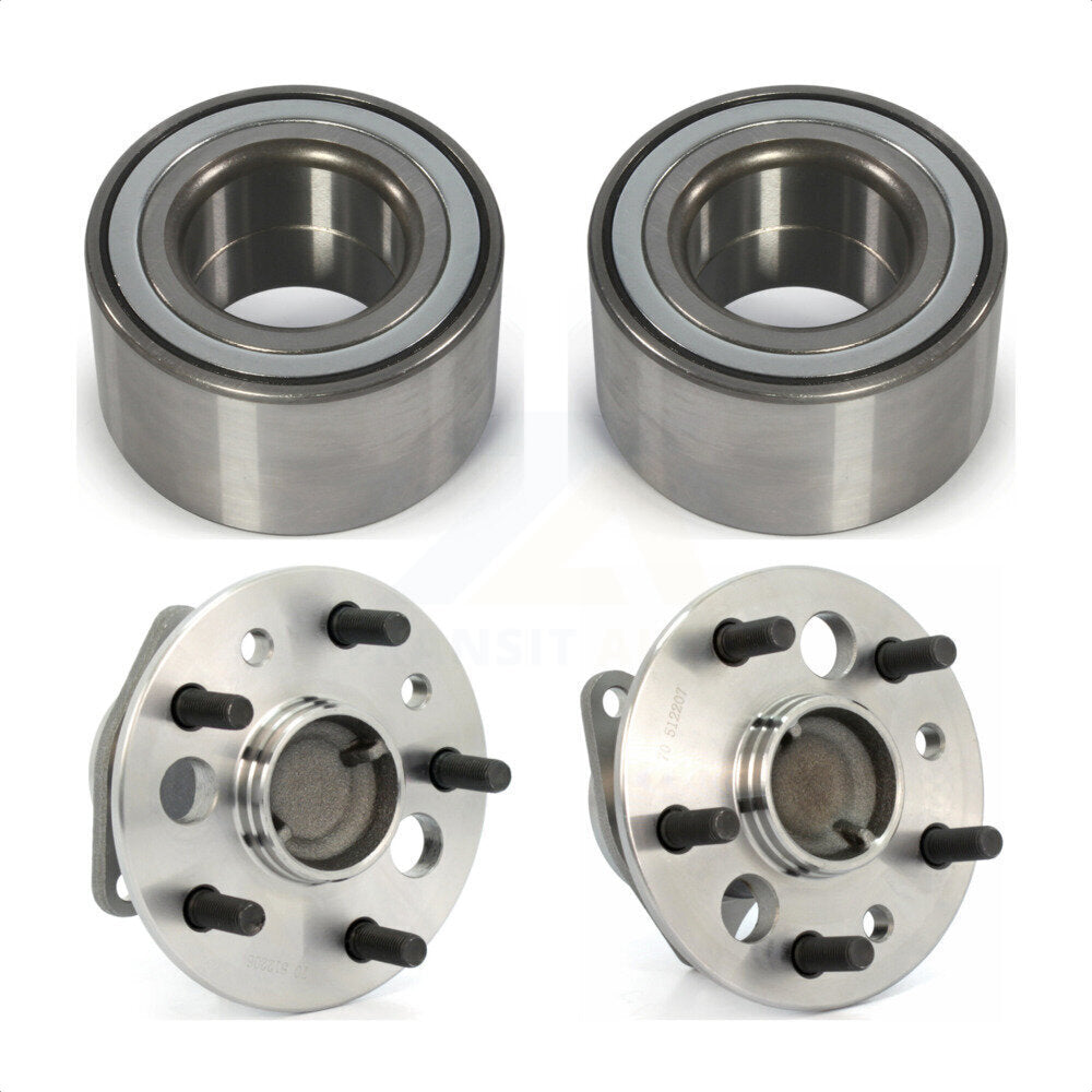 Front Rear Wheel Bearing And Hub Assembly Kit For 2002-2003 Toyota Camry Lexus ES300 K70-101702