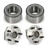 Front Rear Wheel Bearing And Hub Assembly Kit For 2002-2003 Toyota Camry Lexus ES300 K70-101702