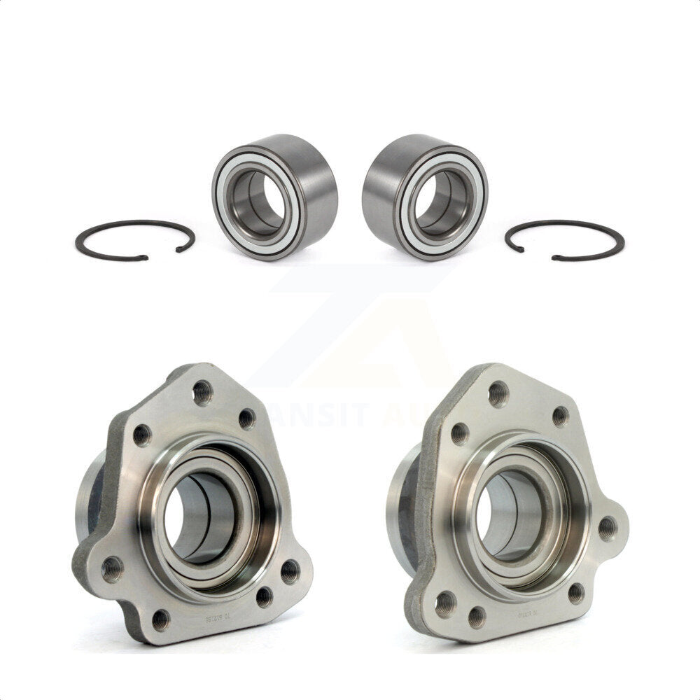 Front Rear Wheel Bearing And Hub Assembly Kit For 1997-2001 Honda CR-V K70-101703