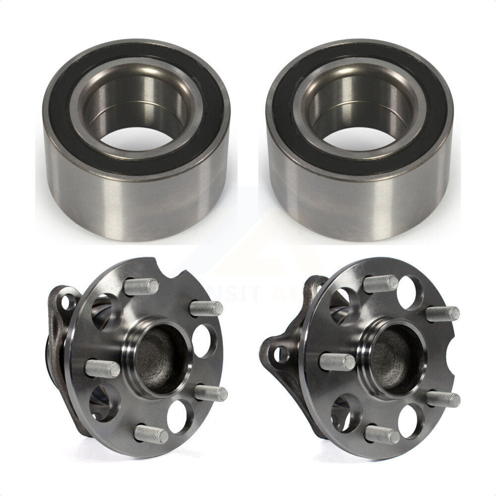 Front Rear Wheel Bearing And Hub Assembly Kit For 2009-2016 Toyota Venza FWD K70-101705