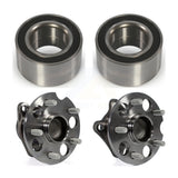 Front Rear Wheel Bearing And Hub Assembly Kit For 2009-2016 Toyota Venza FWD K70-101705