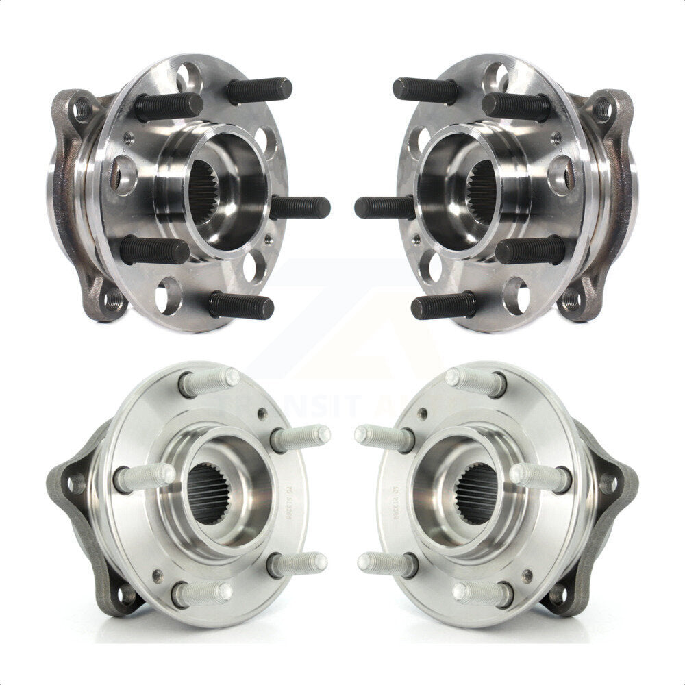 Front Rear Wheel Bearing & Hub Assembly Kit For Hyundai Santa Fe Sport XL AWD K70-101710
