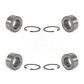 Front Rear Wheel Bearing Kit For 2002-2005 Land Rover Freelander K70-101718