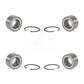 Front Rear Wheel Bearing Kit For 2001-2005 BMW 325i 325xi K70-101730