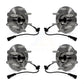 Front Rear Wheel Bearing & Hub Assembly Kit For 2017-2019 Cadillac XTS With 6 Lug Wheels K70-101736