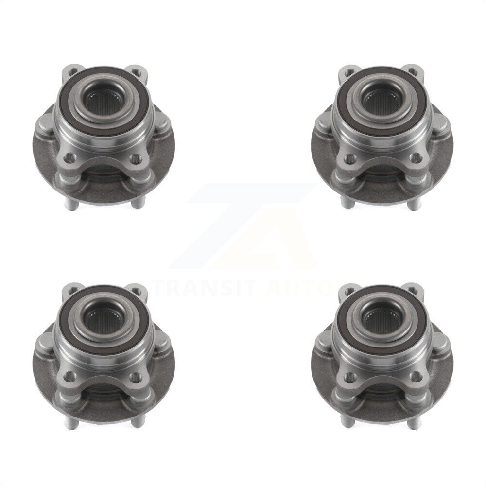 Front Rear Wheel Bearing & Hub Assembly Kit For Ford Edge Lincoln MKX Continental Nautilus AWD K70-101752