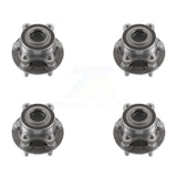 Front Rear Wheel Bearing & Hub Assembly Kit For Ford Edge Lincoln MKX Continental Nautilus AWD K70-101752