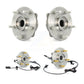 Front Rear Wheel Bearing & Hub Assembly Kit For 2009-2020 Dodge Journey K70-101765