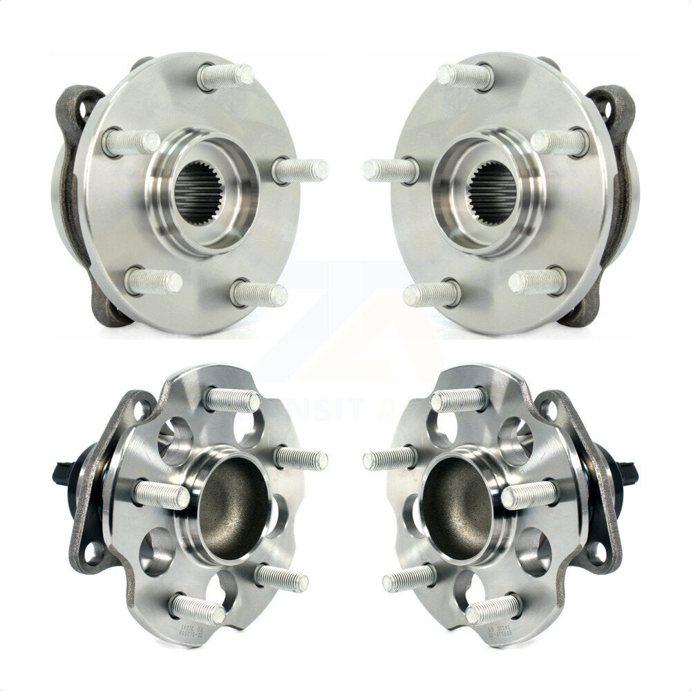 Front Rear Wheel Bearing & Hub Assembly Kit For 2016-2020 Toyota Mirai K70-101767