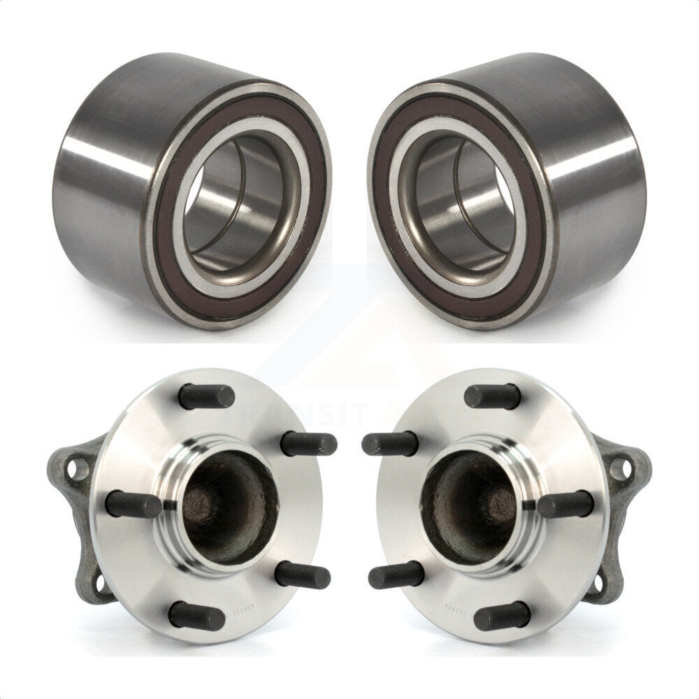 Front Rear Wheel Bearing And Hub Assembly Kit For 2009-2013 Mazda 6 2.5L K70-101768