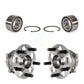 Front Rear Wheel Bearing And Hub Assembly Kit For 2017-2018 Acura MDX AWD K70-101794
