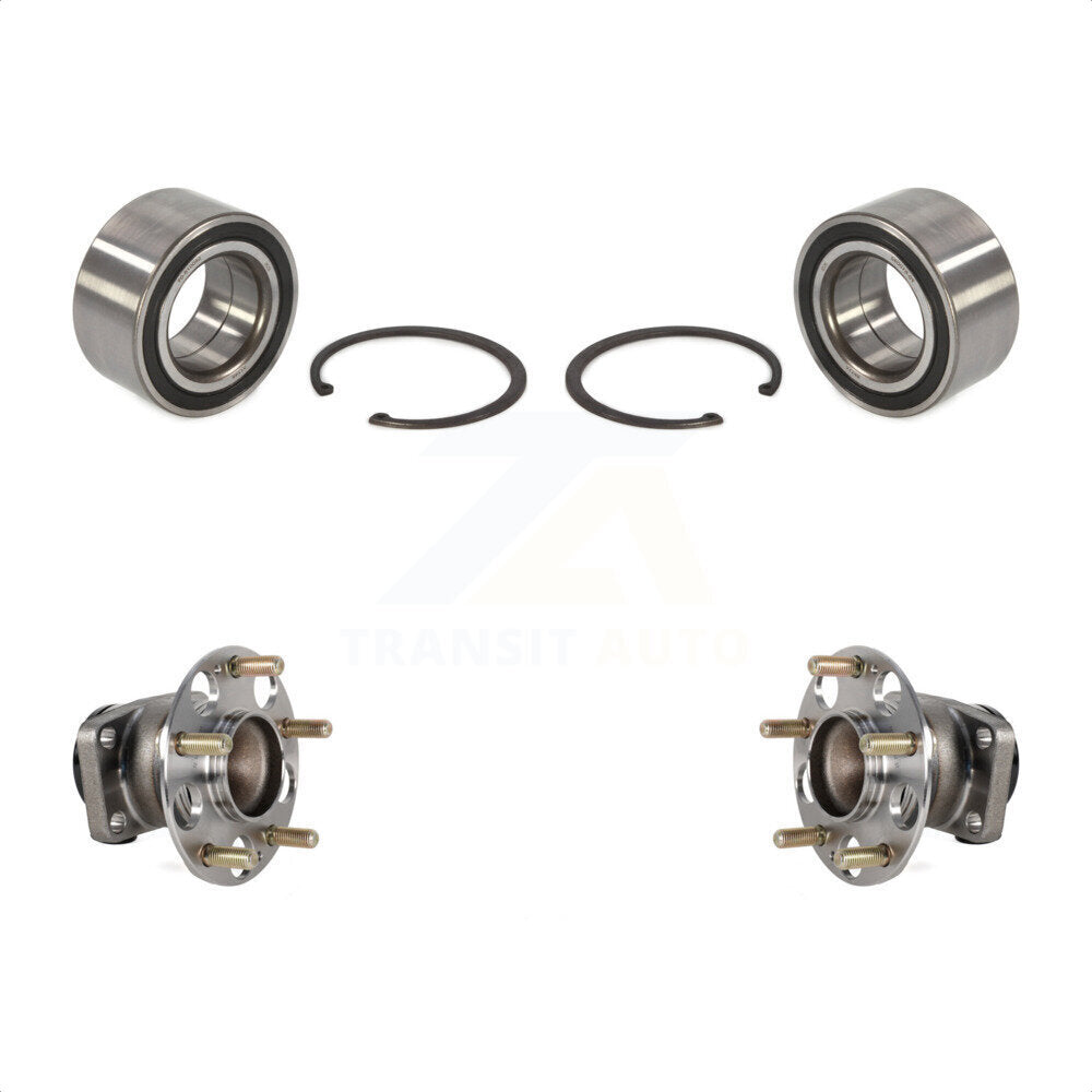 Front Rear Wheel Bearing And Hub Assembly Kit For 2016-2022 Honda HR-V FWD K70-101797