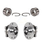 Front Rear Wheel Bearing And Hub Assembly Kit For 2016-2018 Fiat 500X AWD K70-101798