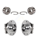 Front Rear Wheel Bearing And Hub Assembly Kit For 2016-2018 Fiat 500X AWD K70-101798