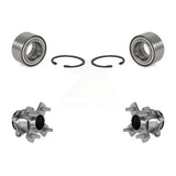 Front Rear Wheel Bearing And Hub Assembly Kit For 2015-2020 Honda Fit K70-101799