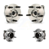 Front Rear Wheel Bearing & Hub Assembly Kit For 2013 Chevrolet Cruze With 16" Factory Wheels K70-101816