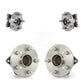 Front Rear Wheel Bearing & Hub Assembly Kit For 2019 Toyota Corolla Sedan with 2.0L K70-101832