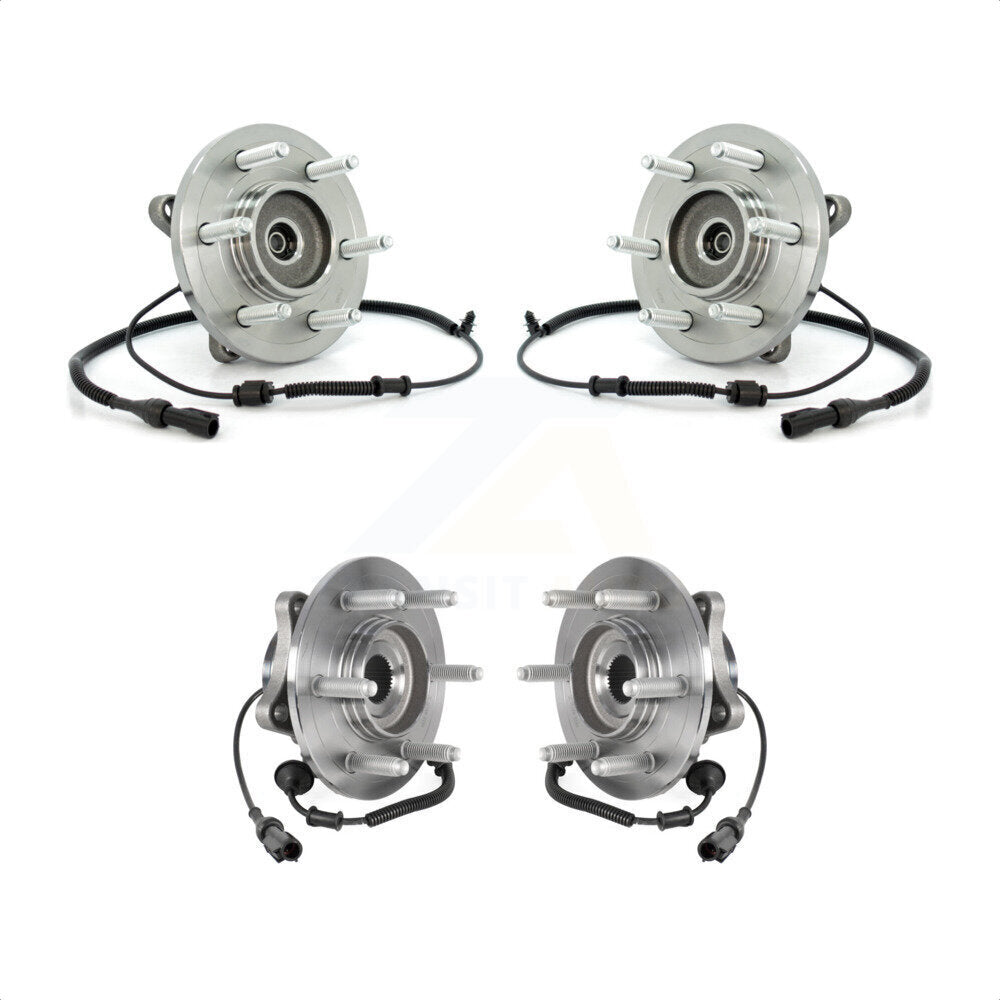 Front Rear Wheel Bearing & Hub Assembly Kit For Ford Expedition Lincoln Navigator K70-101853