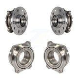 Front Rear Wheel Bearing & Hub Assembly Kit For 2017-2018 Mercedes-Benz E400 Convertible Coupe K70-101858