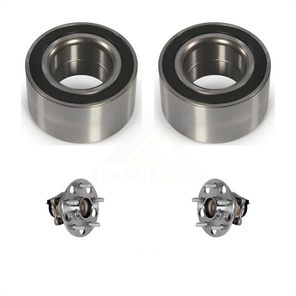 Front Rear Wheel Bearing And Hub Assembly Kit For 2018 Toyota Camry Excluding Vehicles Manufactured In Japan K70-101909