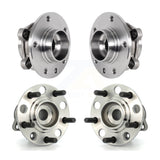 Front Rear Wheel Bearing & Hub Assembly Kit For 2017 Jeep Compass 4WD Vehicles Manufactured In Mexico K70-101928